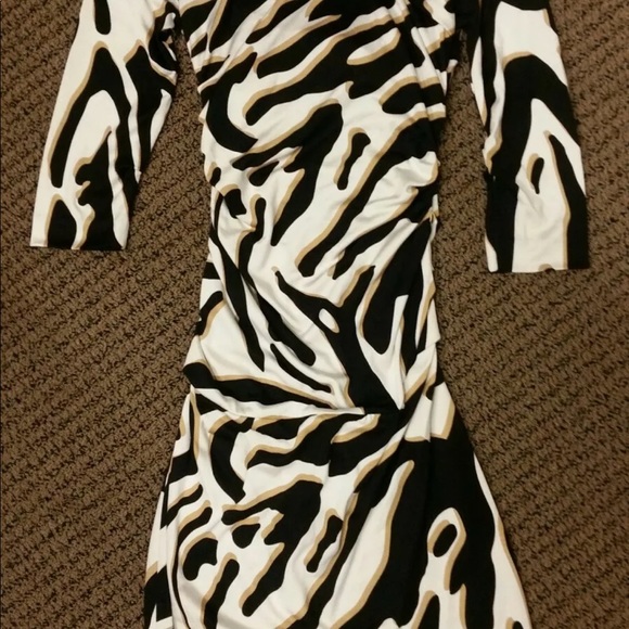 DVF Bentley zebra dress size 2 - Picture 5 of 7